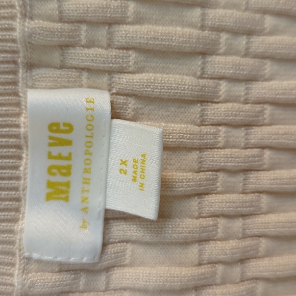 Anthropologie Maeve Sheer Sleeve Sweater NWOT - Picture 4 of 7